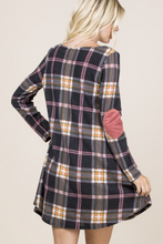 Load image into Gallery viewer, Take on the Day Plaid Tunic Dress