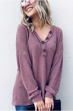 Load image into Gallery viewer, Easy Like Sunday Morning Long Sleeve Top