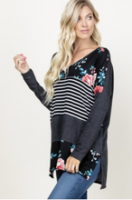 Load image into Gallery viewer, Frozen in Time Color Block Tee