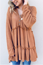 Load image into Gallery viewer, The Perfect Touch Ruffled Tunic