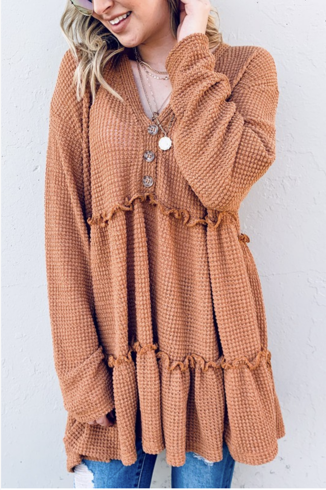 The Perfect Touch Ruffled Tunic