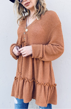 Load image into Gallery viewer, The Perfect Touch Ruffled Tunic