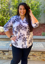 Load image into Gallery viewer, Midnight Melody Floral Tunic