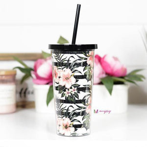 Tumbler with Straw (Multiple prints)