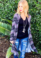 Load image into Gallery viewer, Doing Just Fine Chevron Duster