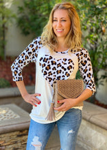 Load image into Gallery viewer, Wild Love Raglan Tee