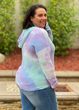 Load image into Gallery viewer, Sherbert Dreams Front Tie Hoodie