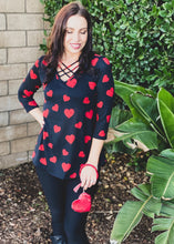 Load image into Gallery viewer, Cross My Heart 3/4 Sleeve Top