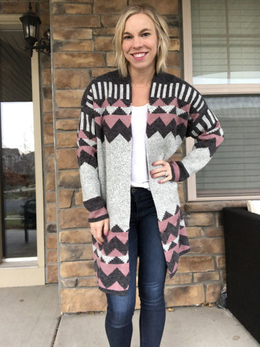 Aztec cardigan