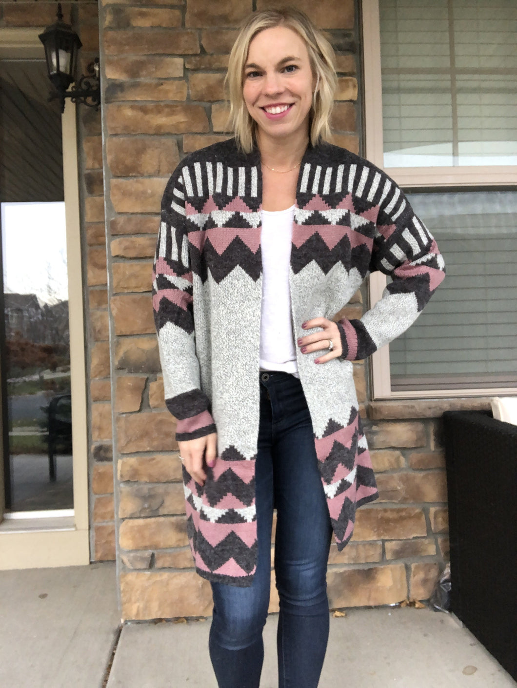 Aztec cardigan