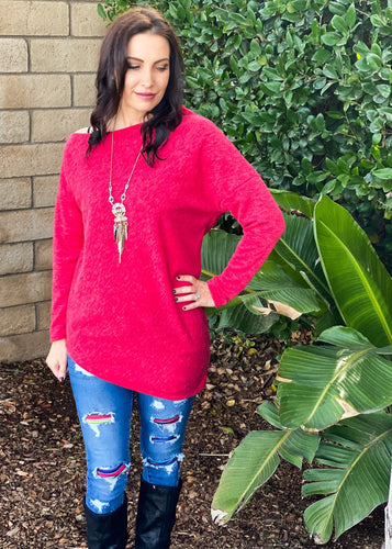 All Good Things Mohair Asymmetrical Tunic