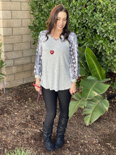 Load image into Gallery viewer, Wild Wonders Balloon Sleeve Top