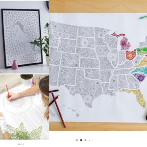 Coloring posters
