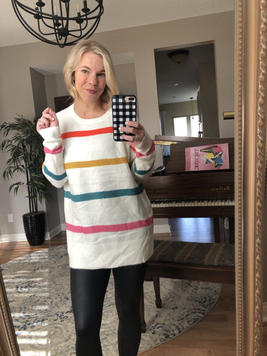 Multicolor Stripe Sweater