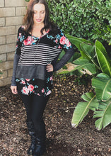 Load image into Gallery viewer, Frozen in Time Color Block Tee