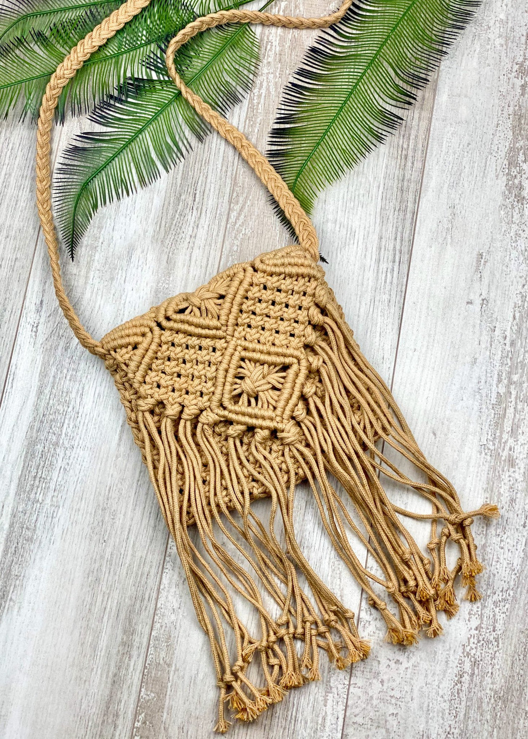 Hippie Chic Macrame Shoulder Bag