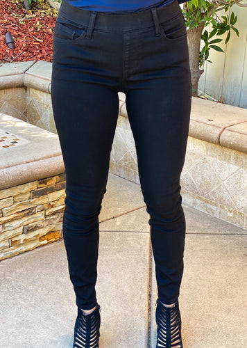 Back In Black Skinny Pull On Pants