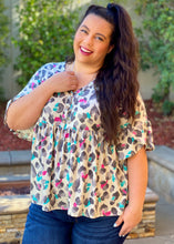 Load image into Gallery viewer, Leaping into Spring Babydoll Top
