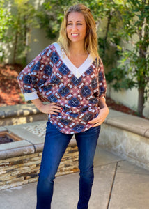 Diamond in The Rough Waffle Knit Top