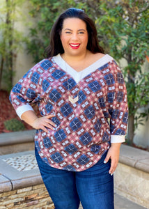 Diamond in The Rough Waffle Knit Top
