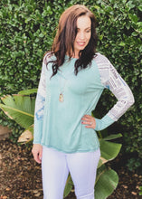 Load image into Gallery viewer, Soft Headlines Long Sleeve Top