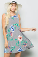 Load image into Gallery viewer, Painted Paisley Swing Dress