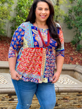 Load image into Gallery viewer, Patchwork Paisley Babydoll
