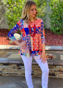 Patchwork Paisley Babydoll