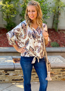Headed Out West Paisley Button Down