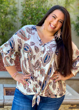 Load image into Gallery viewer, Headed Out West Paisley Button Down