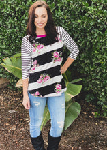 Load image into Gallery viewer, Don&#39;t Waste a Moment Raglan Tee