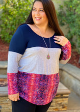 Load image into Gallery viewer, All Roads Lead to You Color Block Tunic