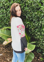 Load image into Gallery viewer, Hear You Calling Colorblock Long Sleeve Tee
