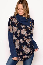 Load image into Gallery viewer, Garden Beauty Cowl Neck